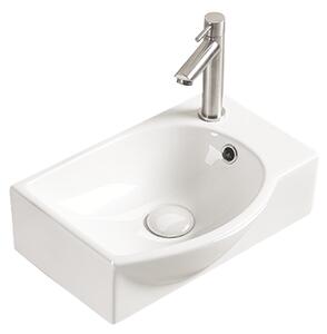 Mexen Mista νιπτήρας πάγκου αριστερός 40 x 28 cm, λευκός - 22174000L
