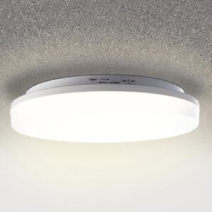 Heitronic Φωτιστικό οροφής LED Pronto, στρογγυλό, ανιχνευτής κίνησης, Λευκό, Πλαστικό, σύγχρονο