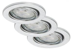 Briloner 7148-039-ΣΕΤ 3xLED Dimmable φωτιστικά μπάνιου GU10/5,5W/230V IP23