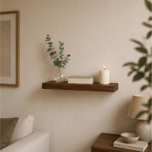 Ράφι τοίχου Homea με διαστάσεις 75x22.8cm - Acacia