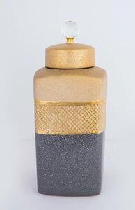 Διακοσμητικό Βάζο Με Καπάκι (16.5x16.5x36) Estheti 752-20331