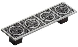 Roline 668 Λαβή Επίπλου από Ζάμακ Old Silver με Κέντρα 96mm