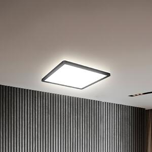 B.K. Licht LED Panel Slim Remote RGBW, 29 x cm, μαύρο, οπίσθιος φωτισμός, ρυθμιζόμενος, Μαύρο, Μελέτη / Γραφείο, Πλαστικό