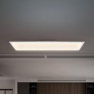 B.K. Licht LED Panel Brian CCT, λευκό, 100 x 25 cm, τηλεχειριστήριο, ρυθμιζόμενος, Λευκό, Μελέτη / Γραφείο, Μέταλλο