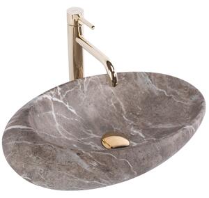 Νιπτήρας πάγκου Rea Roxy B Stone NATURE 49 x 31 x 13.5 cm