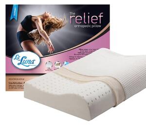 Μαξιλάρι Ύπνου Ορθοπεδικό Μέτριο (30x46) La Luna Relief Orthopedic Memory Foam