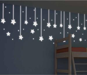 Παιδικά Φωσφοριζέ Αυτοκόλλητα Τοίχου Ango Hanging Stars 79227