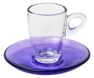 Φλυτζάνια Espresso 75ml + Πιατάκια (Σετ 6τμχ) Espiel Purple STE118400P