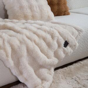 Γούνινη Κουβέρτα Καναπέ (130x180) Nef-Nef Homeware Reality Ecru
