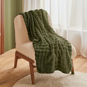 Γούνινη Κουβέρτα Καναπέ (125x150) A-S Zephy Khaki 223383C