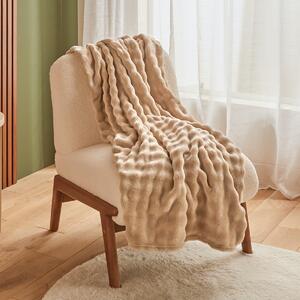 Γούνινη Κουβέρτα Καναπέ (125x150) A-S Zephy Beige 223383B