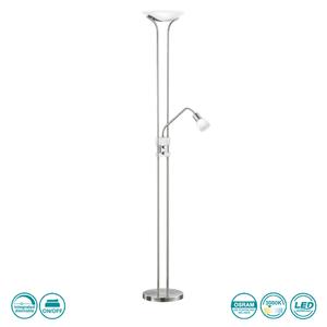 Φωτιστικό Δαπέδου Trio Lighting Santo II 421910207 Νίκελ Ματ