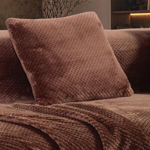 Διακοσμητικό Μαξιλάρι Fleece (45x45) Nef-Nef Homeware Edinber Brown