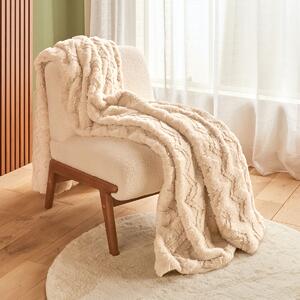 Κουβέρτα Γούνινη Ημίδιπλη (180x230) A-S Nalia Beige 223225A