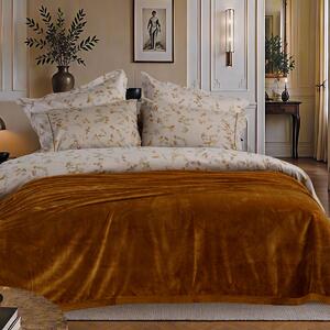 Κουβέρτα Βελουτέ Υπέρδιπλη (230x240) Nef-Nef Homeware Elements Velosso Camel