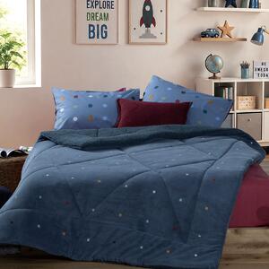 Κουβερτοπάπλωμα Μονό (160x220) Nef-Nef Homeware Junior Dots Blue