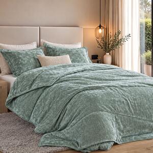 Κουβερτοπάπλωμα Υπέρδιπλο (240x220) Nef-Nef Homeware Vania Forest Green