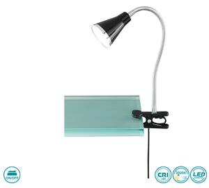 Φωτιστικό Clip-On RL Lighting Arras R22711102 Μαύρο