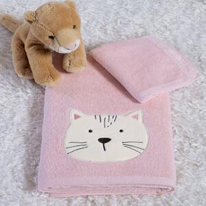 Παιδικές Πετσέτες (Σετ 2τμχ) Nef-Nef Homeware Baby Cats Are Perfect 420gsm