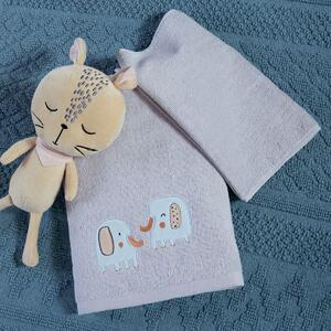 Παιδικές Πετσέτες (Σετ 2τμχ) Nef-Nef Homeware Baby Elephants 26 420gsm