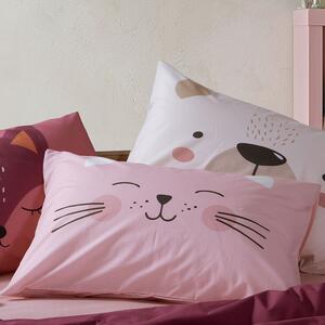 Παιδική Μαξιλαροθήκη (52x72) Nef-Nef Homeware Junior Happy Cat