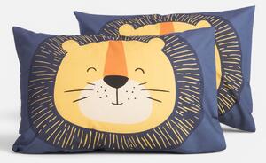 Παιδική Μαξιλαροθήκη (52x72) Nef-Nef Homeware Junior Happy Lion