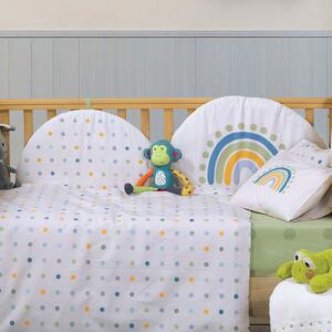Πάντα Κούνιας (187x40) Nef-Nef Homeware Baby Dots Ecru/Green