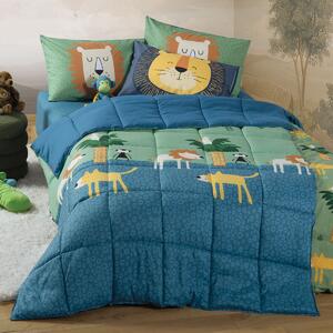 Πάπλωμα Μονό (160x220) 2 Όψεων Nef-Nef Homeware Junior Jungle Mania