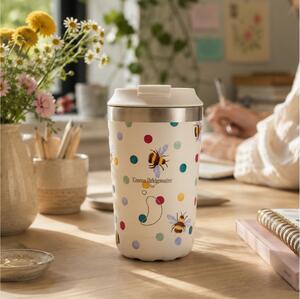 Ποτήρι Θερμός Original Emma Bridgewater Chilly's με χωρητικότητα 340ml και διατήρηση θερμοκρασίας 6h ζεστό - Polka Bees