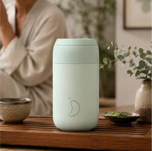 Ποτήρι Θερμός Series 2 Chilly's με χωρητικότητα 340ml και διατήρηση θερμοκρασίας 4h ζεστό - Lichen Green
