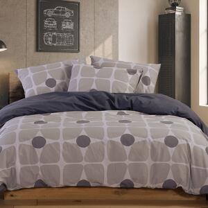 Παπλωματοθήκη Μονή (Σετ 170x240) 2 Όψεων Nef-Nef Homeware Casual Coreo Grey
