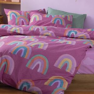 Παπλωματοθήκη Μονή (Σετ 160x240) Nef-Nef Homeware Junior Rainbow Mood