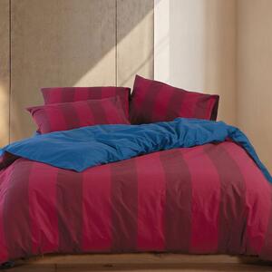 Παπλωματοθήκη Μονή (Σετ 170x240) 2 Όψεων Nef-Nef Homeware Casual Vertia Bordo
