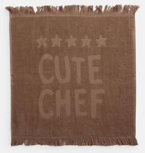 Πετσέτα Κουζίνας Φροτέ (50x50) Nef-Nef Homeware Cute Chef Brown