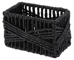 Καλάθι Αποθήκευσης (12.5x8x8) T-D Papper Black 848910304