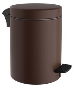 Κάδος Απορριμμάτων Μπάνιου (Φ23x32) Pam & Co 8lt 500 Wenge Matte