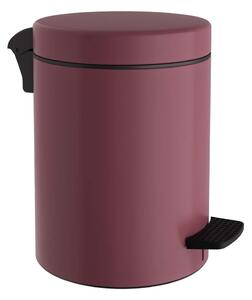 Κάδος Απορριμμάτων Μπάνιου (Φ23x32) Pam & Co 8lt 500 Bordeaux Matte