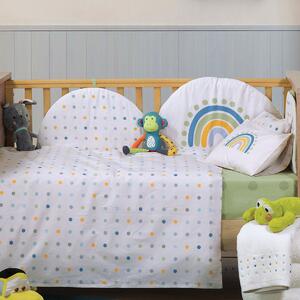 Σεντόνια Κούνιας (Σετ) Nef-Nef Homeware Baby Dots Ecru/Green