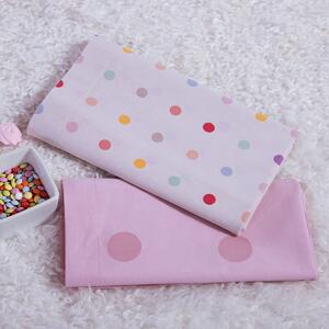 Σεντόνια Λίκνου (Σετ) Nef-Nef Homeware Baby Dots Ecru/Pink