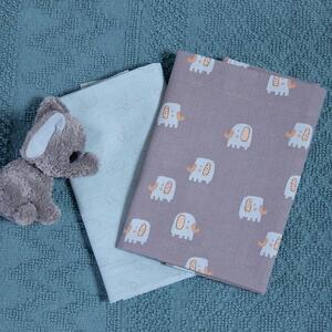Σεντόνια Λίκνου (Σετ) Nef-Nef Homeware Baby Elephants 26
