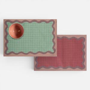 Σουπλά 2 Όψεων (33x48) Nef-Nef Homeware Frame Bordo/Green
