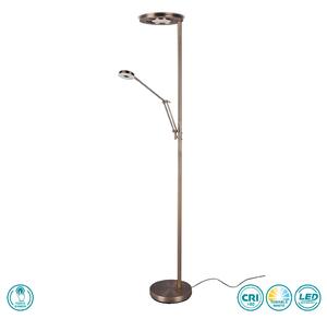 Φωτιστικό Δαπέδου Trio Lighting Barrie 424210304 Μπρούτζινο Αντικέ