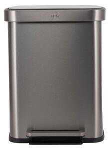 Κάδος Απορριμμάτων (37.5x45x57) Estia 50lt Flatop Inox 01-31954