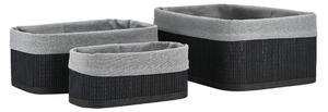 Καλάθια Αποθήκευσης (Σετ 3τμχ) Estia Bamboo Essentials 02-34603