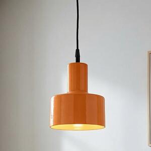 PR Home Κρεμαστό φωτιστικό Solo Small με βύσμα Ø13cm, πορτοκαλί, Πορτοκαλί, Σαλόνι / τραπεζαρία, Μέταλλο