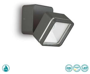 Φωτιστικό Σποτ Εξωτερικού Χώρου Ideal Lux Omega Square 285511 Ανθρακί (4000K)