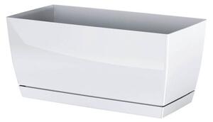 Ζαρντινιέρα Με Πιάτο (39x18.2x19) Marhome Coubi Case Λευκό 09-DUPP400-S449