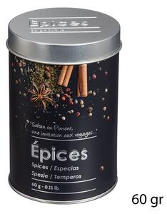 Βαζάκι Μπαχαρικών 60gr F-V Spice Box Black 136301