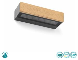 Απλίκα Εξωτερικού Χώρου Faro Doro 71899 Teak