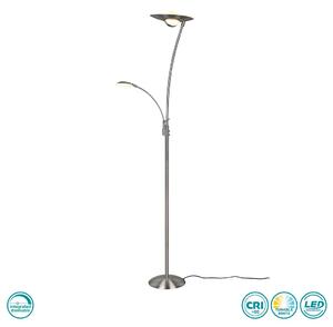 Φωτιστικό Δαπέδου Trio Lighting Granby 424310207 Νίκελ Ματ